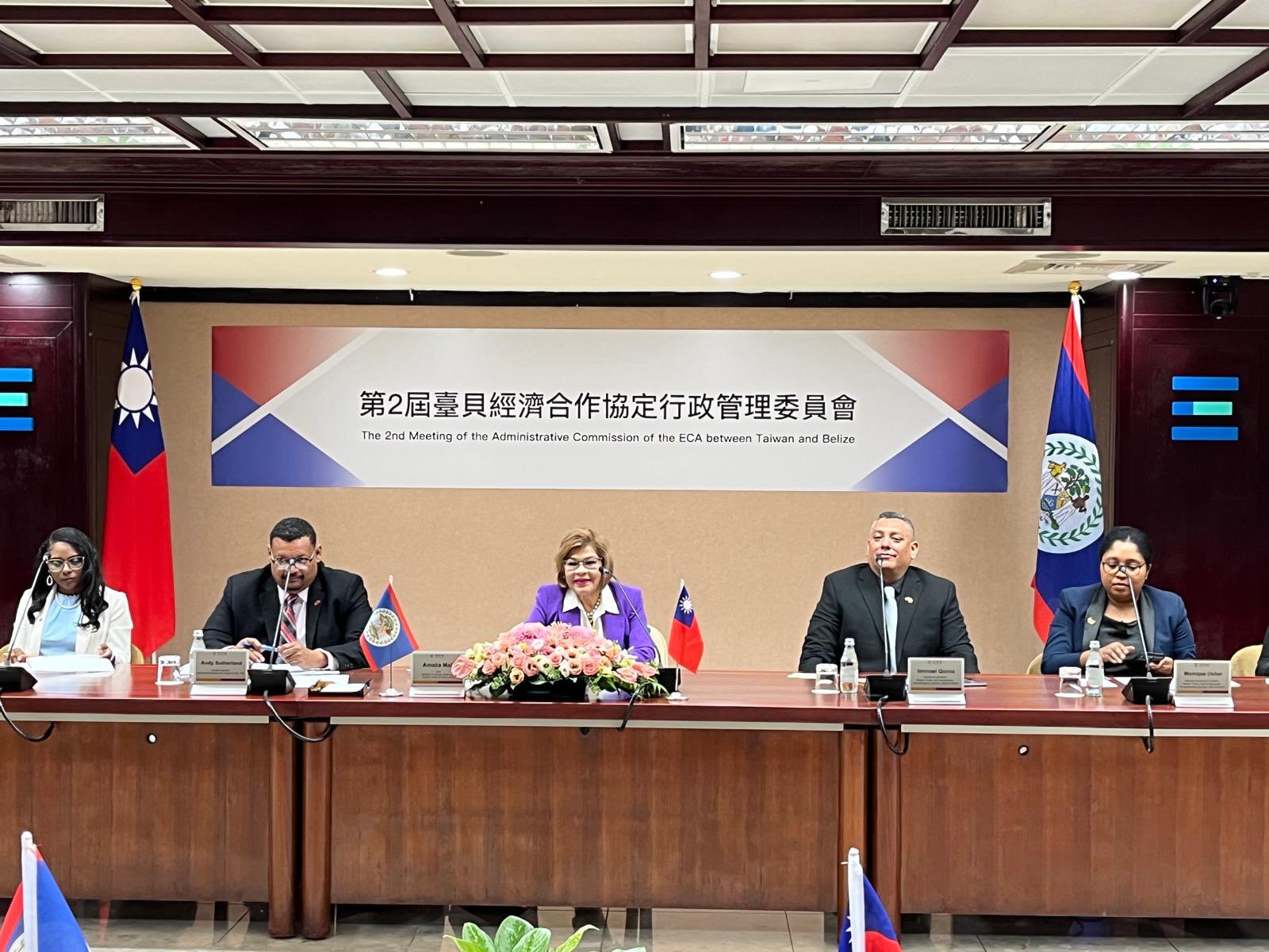 BELIZE – ROC TAIWAN (TAIWAN) ECONOMIC COOPERATION AGREEMENT (ECA)