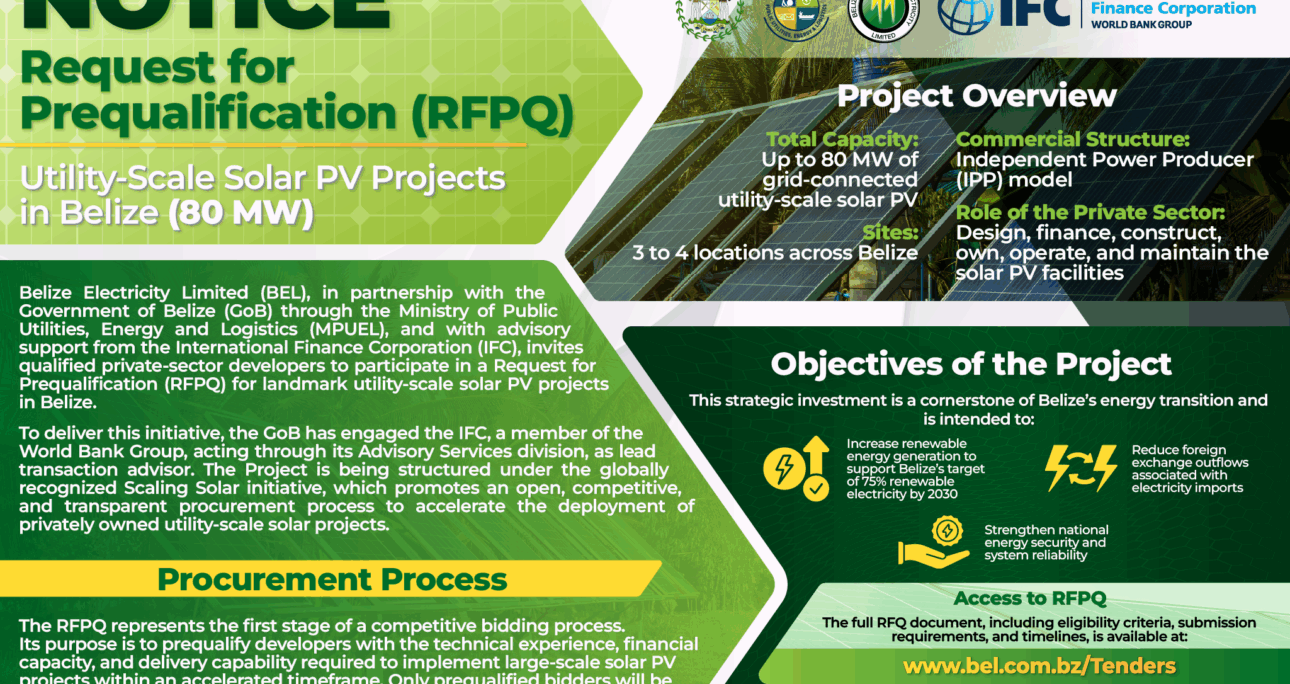 BEL: Request for Prequalification