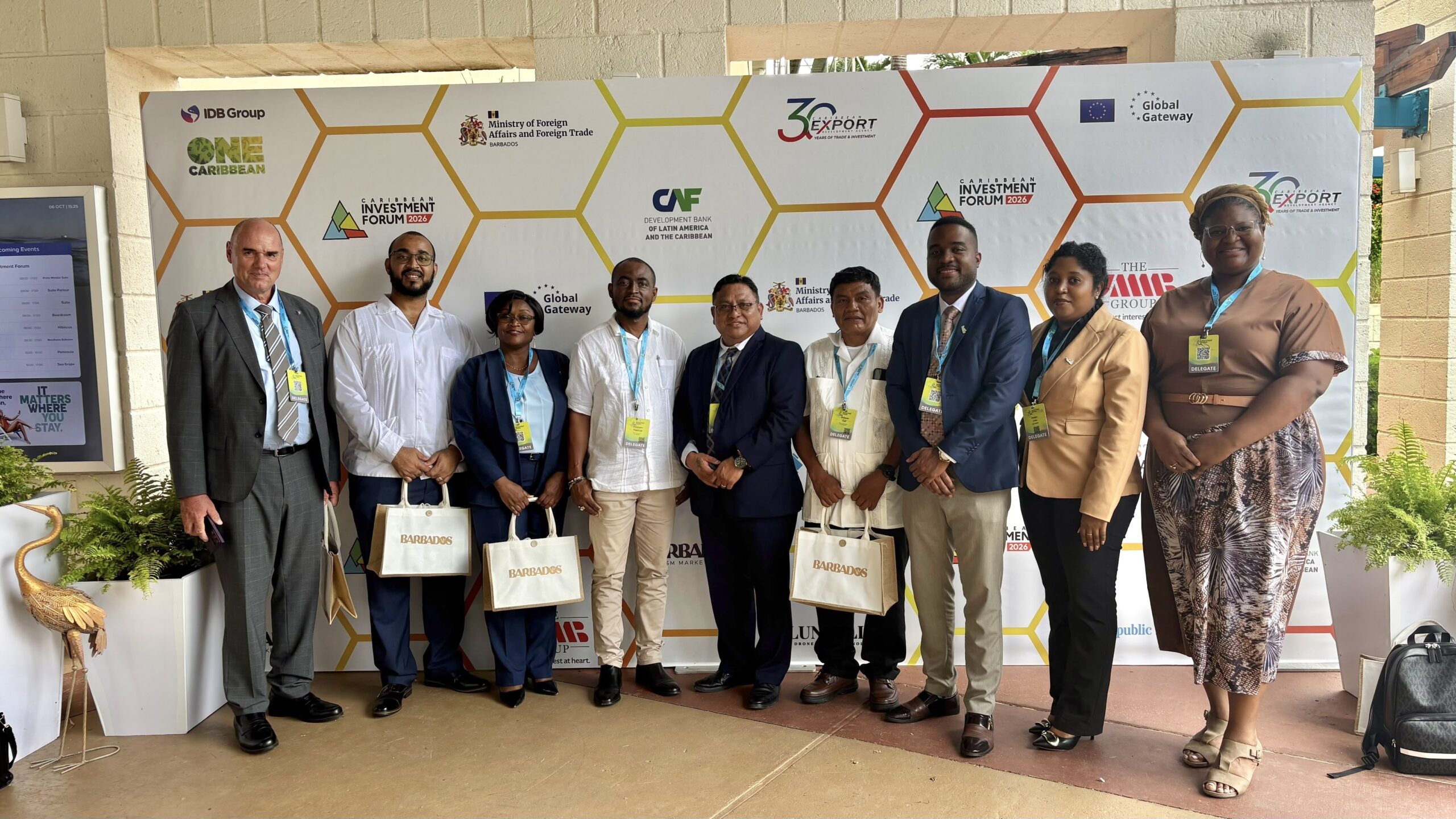 Belize Delegation at Caribbean Investment Forum in Barbados
